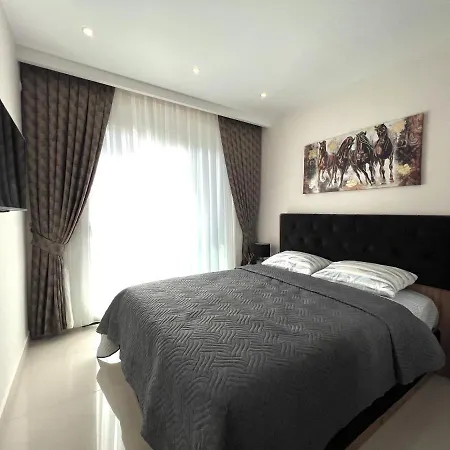 New Apartment, Sea 100 M, Pool, Gym * Alanya